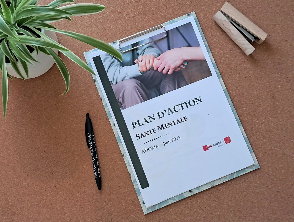 Plan d'action santé mentale ADOMA - construction d'un projet de santé